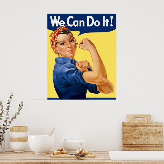 We Can Do It! Rosie the Riveter ポスター (キッチン)