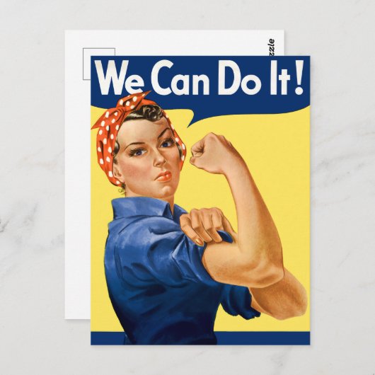 We Can Do It! Rosie the Riveter ポストカード (正面/裏面)
