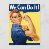 We Can Do It! Rosie the Riveter ポストカード (正面)