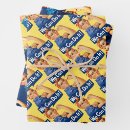We Can Do It! Rosie the Riveter ラッピングペーパーシート