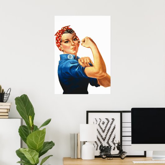 We Can Do It World War II Propaganda ポスター (ホームオフィス)