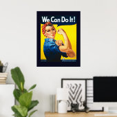 We Can Do It World War II Propaganda Poster ポスター (ホームオフィス)