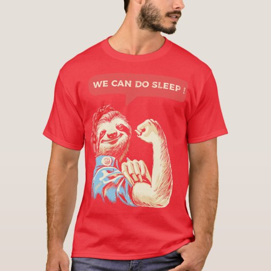 We Can Do Sleep Tシャツ (正面)