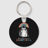 We Can't All Be Neurotycal Autism Adhd Awareness キーホルダー (正面)