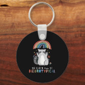 We Can't All Be Neurotycal Autism Adhd Awareness  キーホルダー (正面)