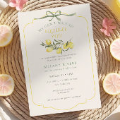 We can't wait to Squeeze You Neutral Baby Shower 招待状