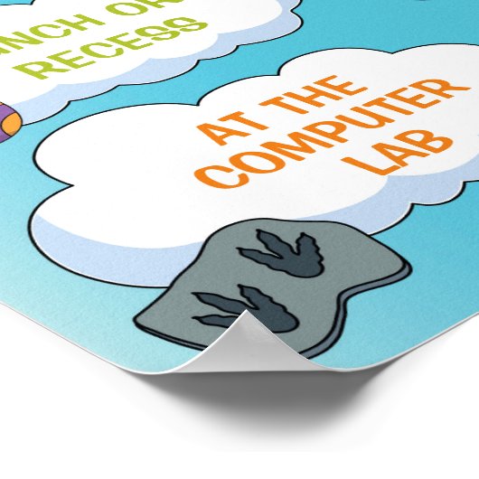 We Classroom Sign in Thiruorsテーマ ポスター (角)