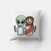 We come in peace クッション (裏面)