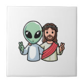 We come in peace タイル (正面)