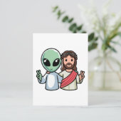 We come in peace ポストカード (スタンド正面)