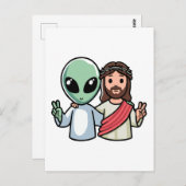 We come in peace ポストカード (正面/裏面)