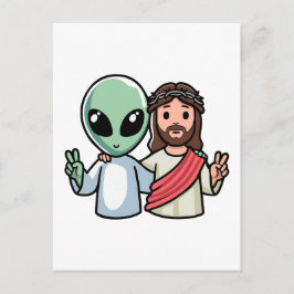 We come in peace ポストカード