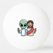 We come in peace 卓球ボール (正面)