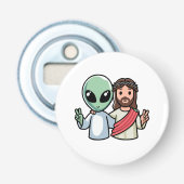 We come in peace 栓抜き (正面)