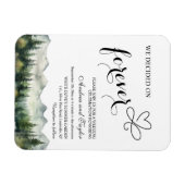 We decided on Forever Casual Wedding Invitation マグネット (横)