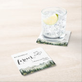 We decided on Forever Elegant Wedding スクエアペーパーコースター (インサイチュ)