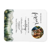 We decided on Forever Photo Save the Date マグネット (横)