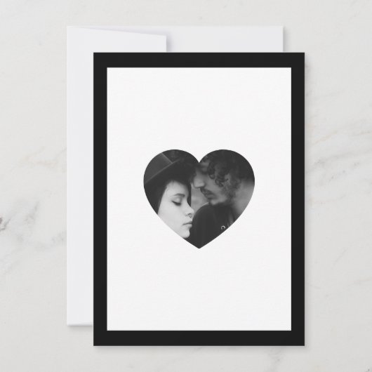 We Decided on Forever | Save the date 招待状 (裏面)