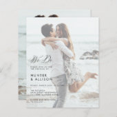 We Doの写真結婚招待状 (正面/裏面)