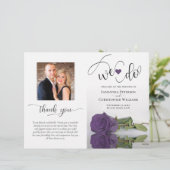 We Doアメジストパープルバラ&フォト結婚式 プログラム (スタンド正面)