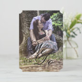 We Doエレガントフォト結婚式招待状 招待状 (スタンド正面)