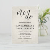 We Do水彩結婚式招待状 招待状 (スタンド正面)