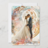 We Do水彩結婚式招待状 招待状 (裏面)