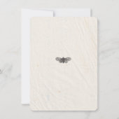 WE DO プレスドフラワー シャビーガーデンチック ウェディング 招待状 (裏面)