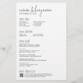 We Do - All In One BW - QR – 写真 – のメ結婚ニュー 便箋