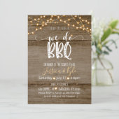 We Do BBQ招待状- 素朴 招待状 (スタンド正面)