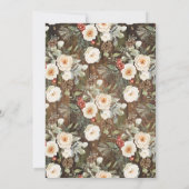 We do BBQ Couple Shower Country Winter Wedding 招待状 (裏面)