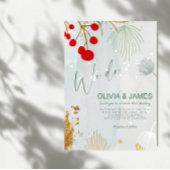 We Do Christmas Wedding - Elegant Winter Party 招待状