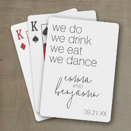 We Do Drink 食べ Dance -モダン 結婚 s トランプ