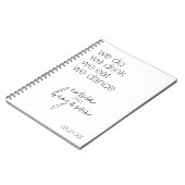 We Do Drink 食べ Dance -モダン 結婚 s ノートブック (左側)