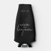 We Do Drink 食べ Dance -モダン 結婚 s ボトルクーラー (正面)