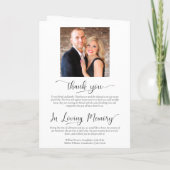 We Do Elegant Pale Blush Pink Rose Wedding プログラム (裏面)