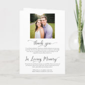 We Do Elegant Royal Purple Rose Folded Wedding プログラム (裏面)