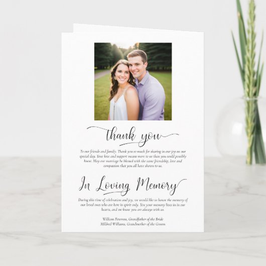 We Do Elegant Royal Purple Rose Folded Wedding プログラム (裏面)