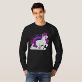 We Do Exist Bi Pride Bisexuals Proud Unicorn Bi Tシャツ (正面フル)