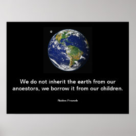 We do not Inherit the earth. ポスター