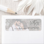 We Do Photo Return Name Address 結婚's ラベル (インサイチュ)
