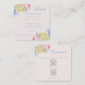 We Do Take Two Romantic invite or vow renewal エンクロージャーカード (正面/裏面)
