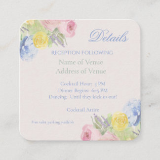 We Do Take Two Romantic invite or vow renewal エンクロージャーカード