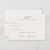 We Do Take Two RSVP Card (正面)