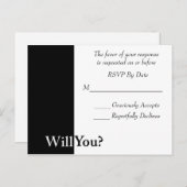 We Do Wedding RSVP Card インビテーションポストカード (正面/裏面)