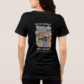 We Do What We Want – Freedom Is Our Nature Animal  トライブレンドＴシャツ (裏面)