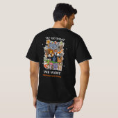 We Do What We Want – Freedom Is Our Nature Animal Tシャツ (裏面フル)