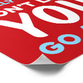 WE DON"T LIKE YOU Anti-Trump | RLB | Protest ポスター (角)