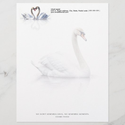 We Don't Remember Days レターヘッド (正面)