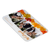 We Eloped秋リーフ結婚の発表写真 マグネット (右側)